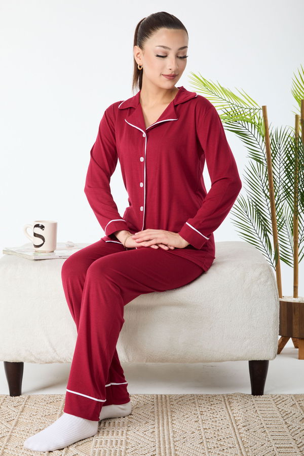 24300-BORDO Pijama Takımı