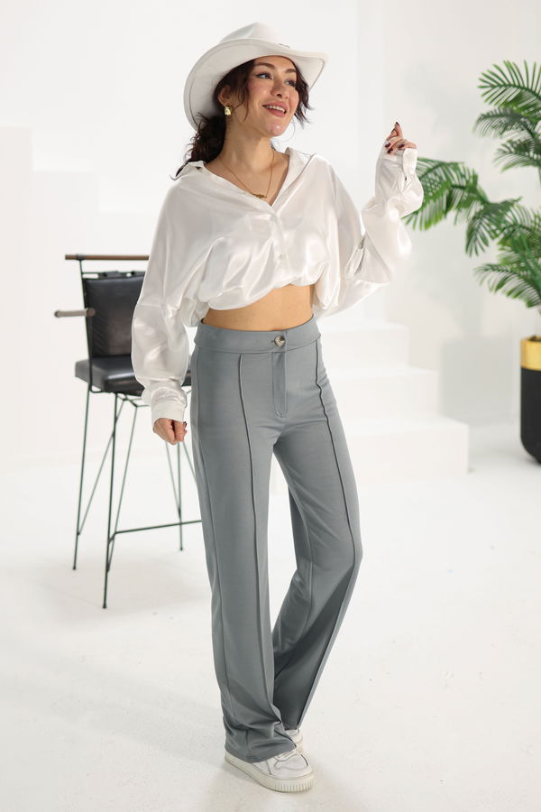 Şerit Detaylı Spor Pantolon - 27084