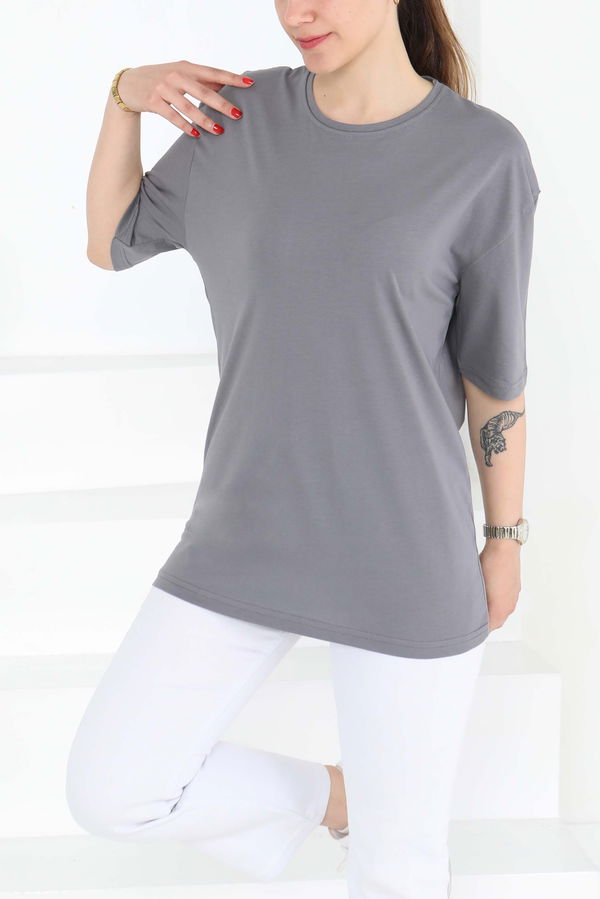 Oversize Kısa Kollu T-Şhirt - 27118