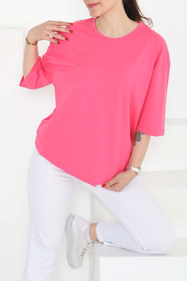 Oversize Kısa Kollu T-Şhirt - 27118