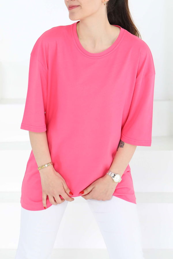 Oversize Kısa Kollu T-Şhirt - 27118