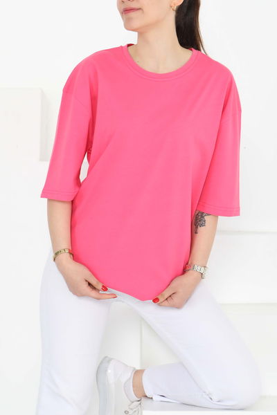 Oversize Kısa Kollu T-Şhirt - 27118