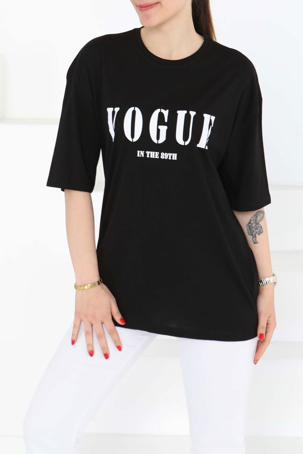 Baskılı Kısa Kollu T-Şhirt - 27126