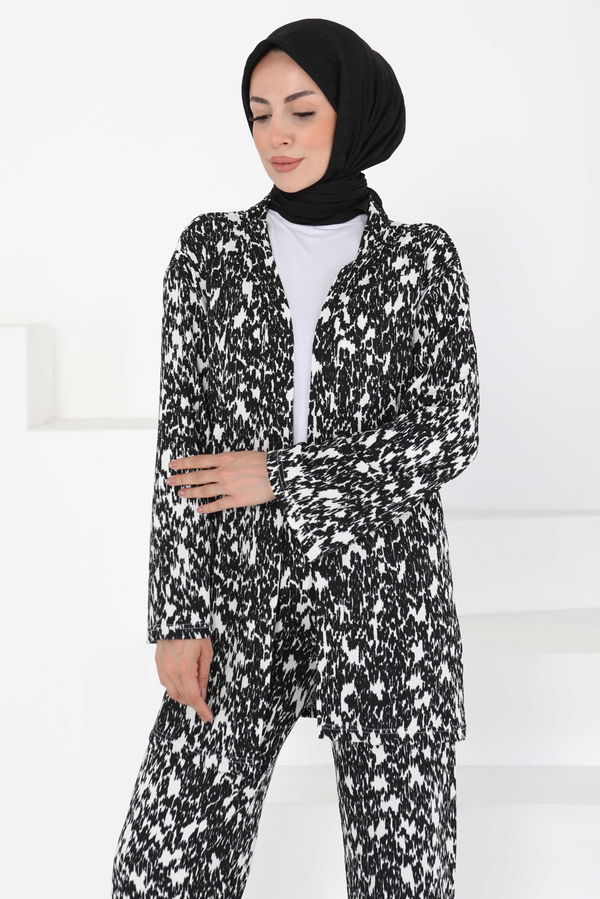 Desenli Kimono Takım - 27132