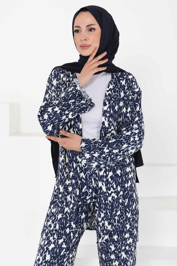 Desenli Kimono Takım - 27132