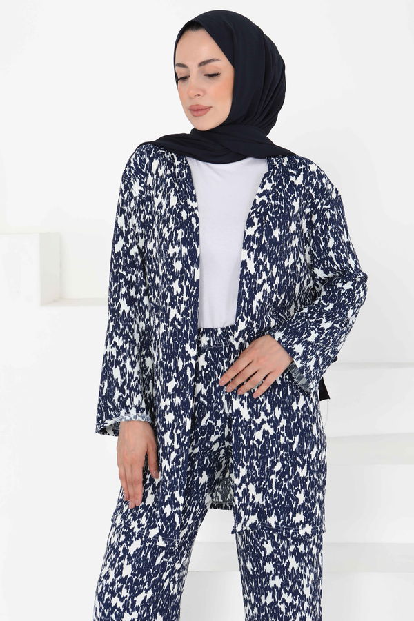 Desenli Kimono Takım - 27132