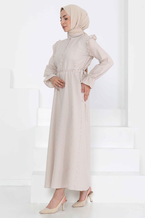 Çizgili Elbise - 27187