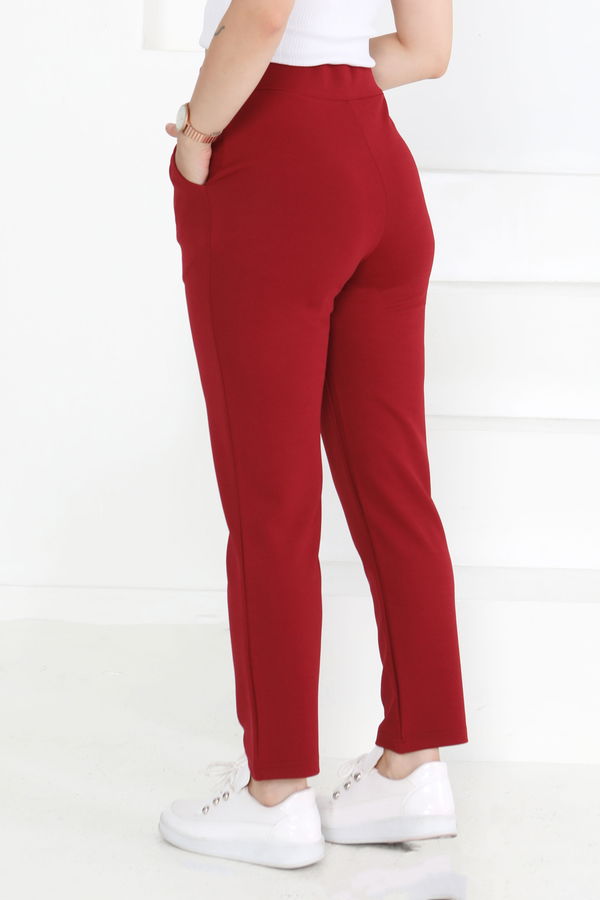 Çift Düğmeli Spor Pantolon - 27352