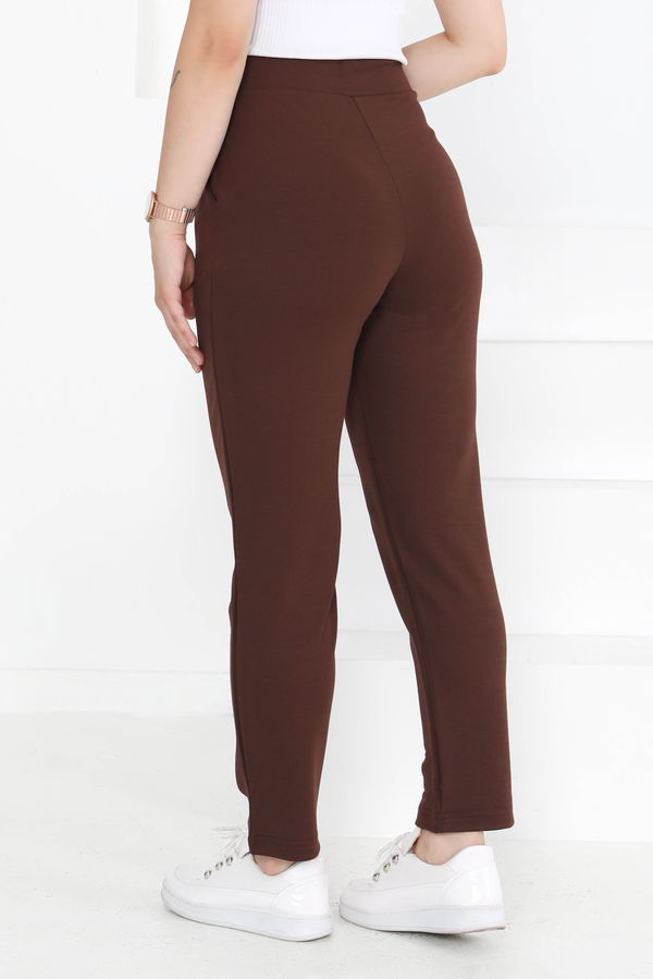 Çift Düğmeli Spor Pantolon - 27352