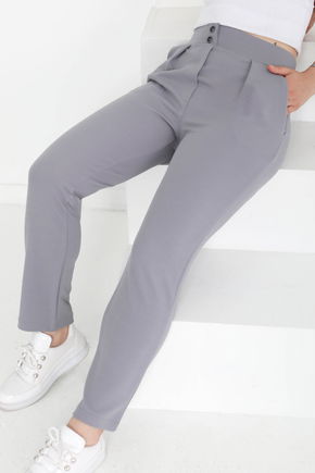 Çift Düğmeli Spor Pantolon - 27352