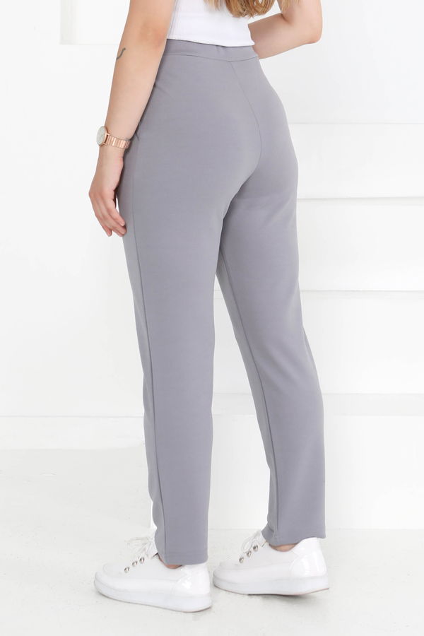 Çift Düğmeli Spor Pantolon - 27352