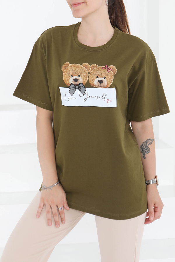 Baskılı Kısa Kollu T-Shirt - 27348