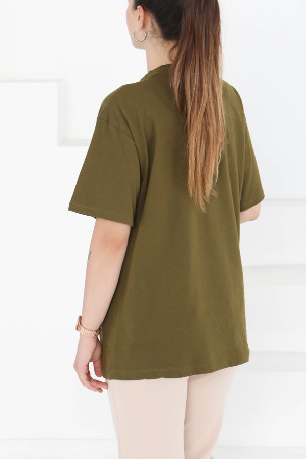 Baskılı Kısa Kollu T-Shirt - 27349