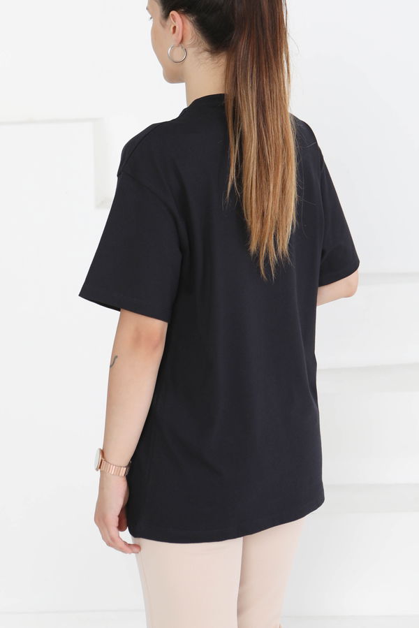 Baskılı Kısa Kollu T-Shirt - 27348