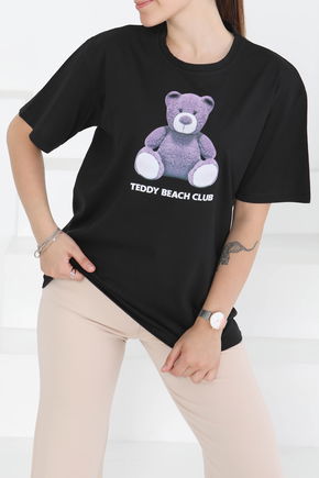 Baskılı Kısa Kollu T-Şhirt - 27347