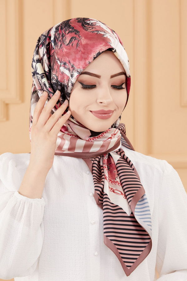 Düz Orta Kadın Pembe SAL - 20615 PEMBE