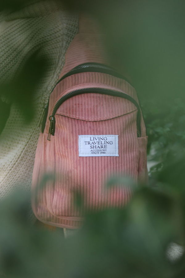Kadın Pembe Çapraz Çanta Siyah  - 8171