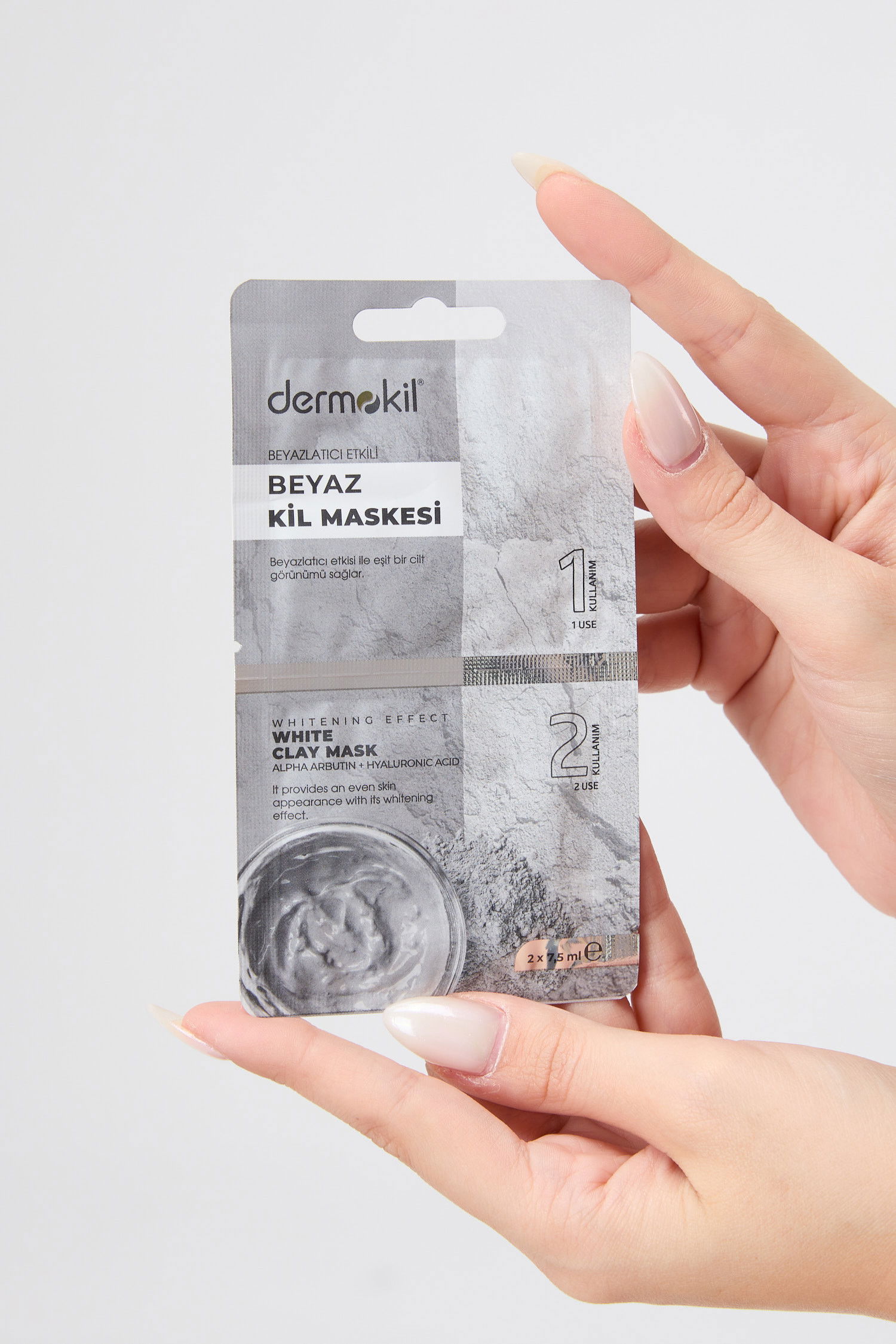 çok Renkli Dermokil Beyazlatıcı Etkili Kil Maskesi 7,5*2 ML  - 23590 ÇOK RENKLİ