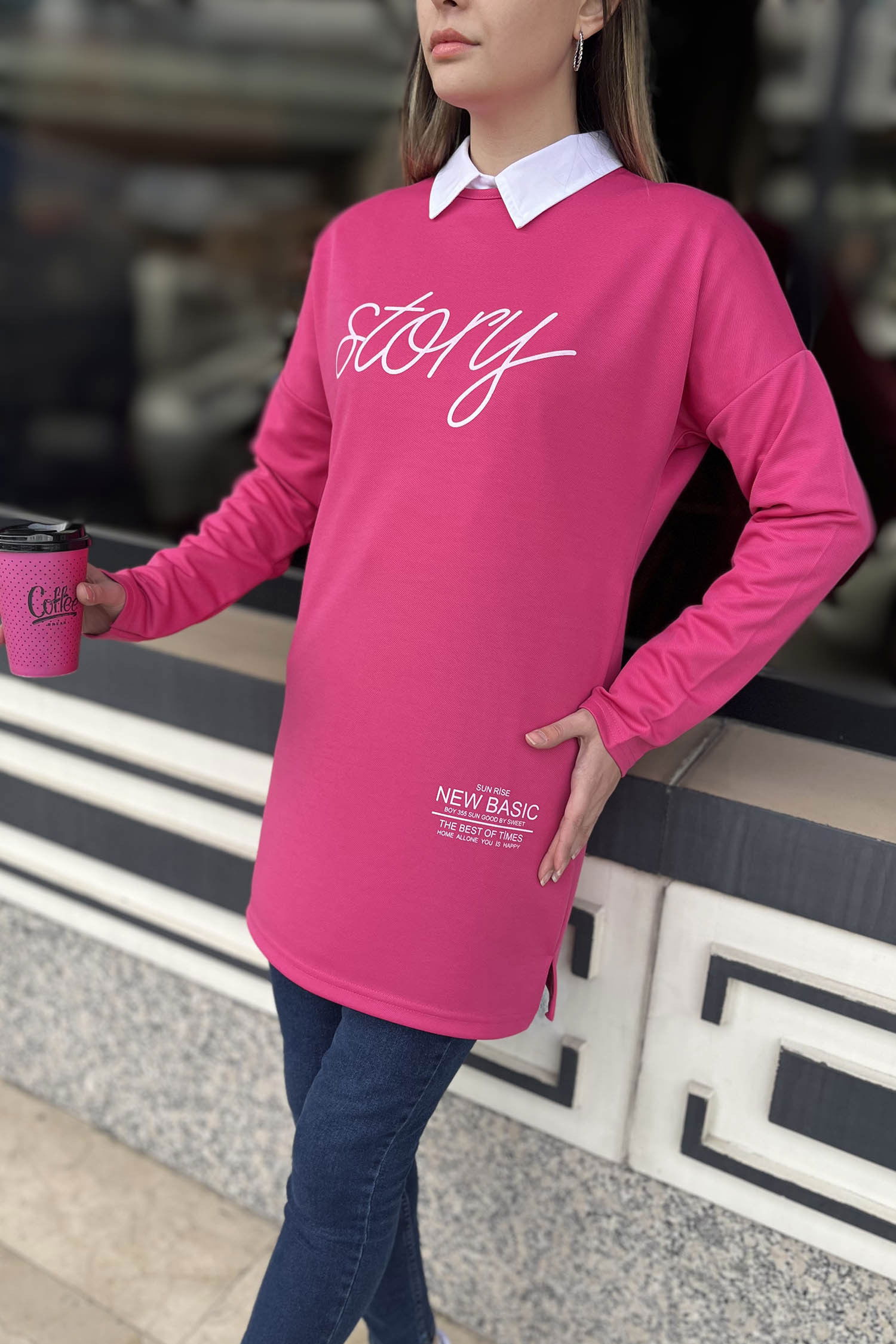 Tunik Fuşya - 11414 FUŞYA