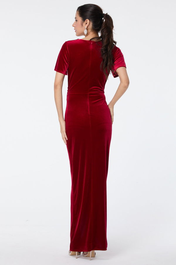 Abiye Elbise Kırmızı - 23558 Kırmızı