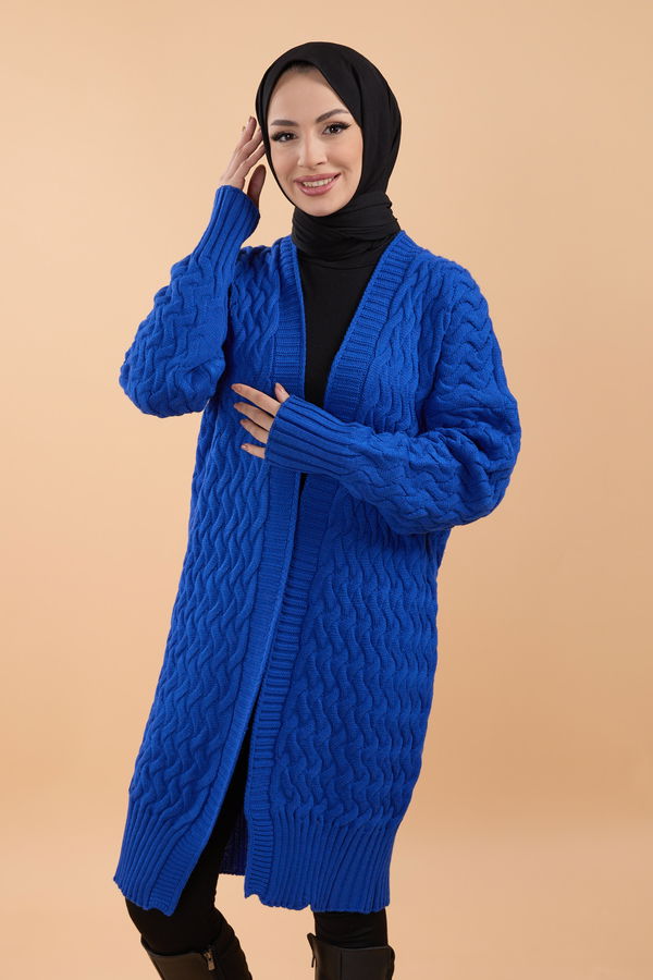 Triko Hırka Mavi - 23921 MAVİ