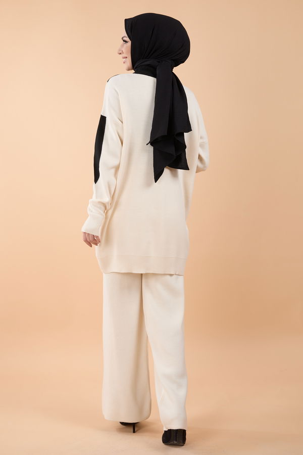 Triko Tunik Pantolon Bej - 23792 BEJ