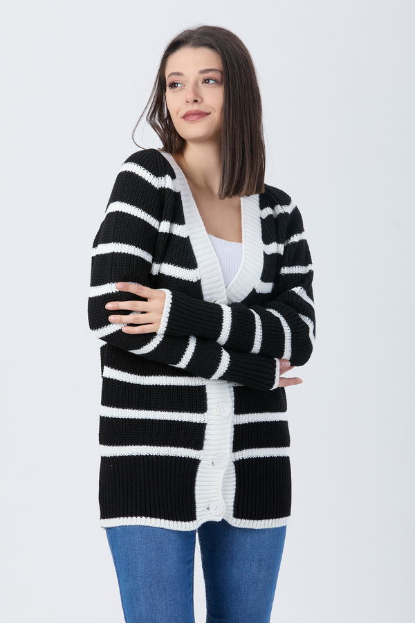 Triko Hırka Beyaz - 23769 BEYAZ