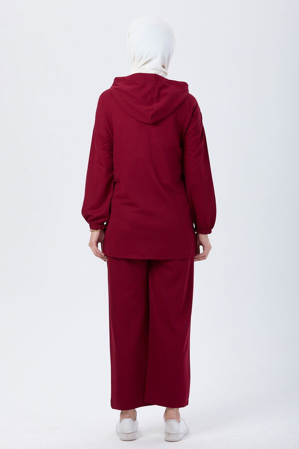 Tunik Pantolon Bordo - 13078