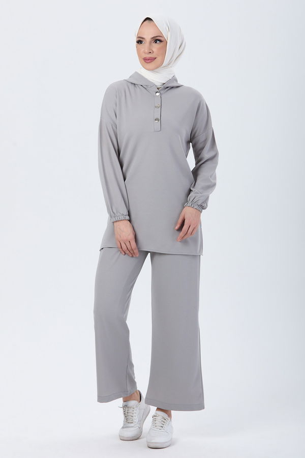 Tunik Pantolon Gri - 13078 GRİ