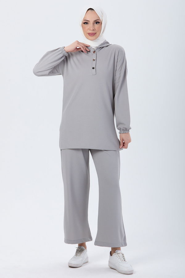 Tunik Pantolon Gri - 13078 GRİ