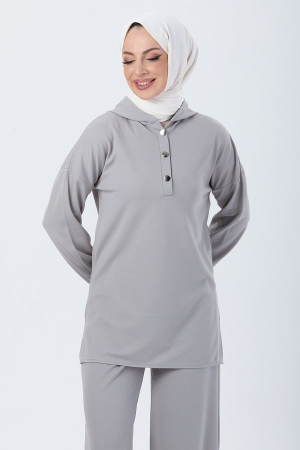 Tunik Pantolon Gri - 13078 GRİ