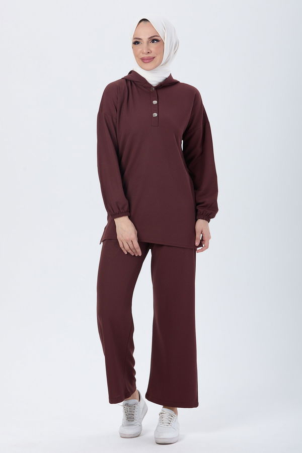 Tunik Pantolon Kahverengi - 13078 KAHVERENGİ