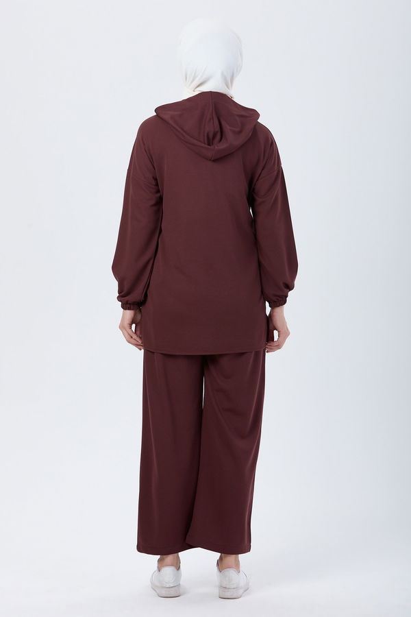 Tunik Pantolon Kahverengi - 13078 KAHVERENGİ