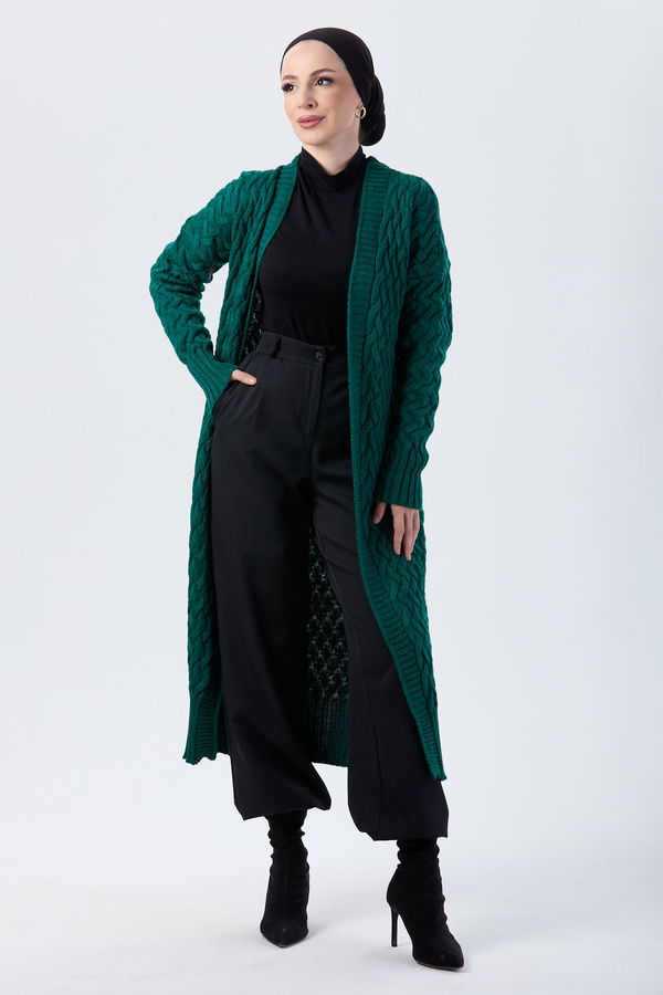 Triko Hırka Yeşil - 23921