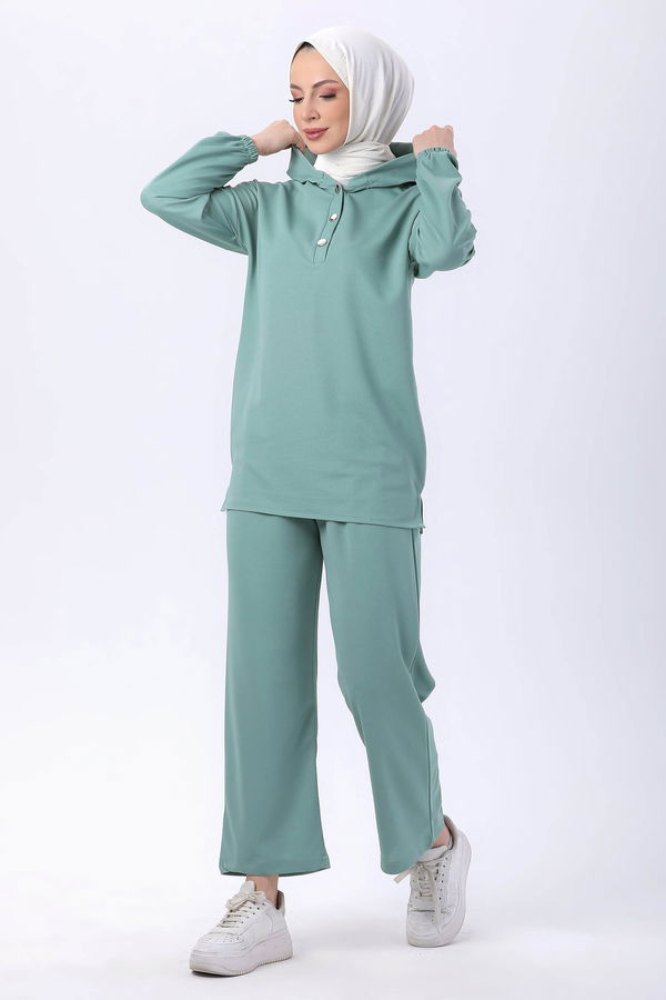 Tunik Pantolon Yeşil - 13078 YEŞİL