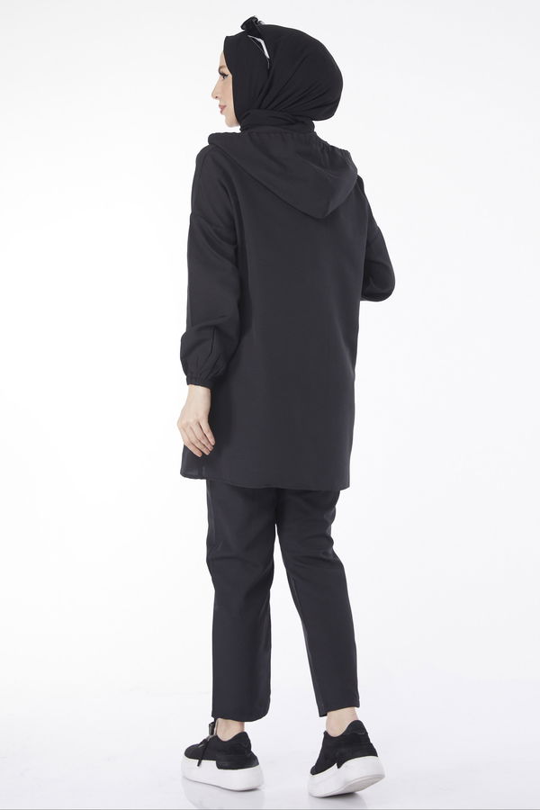 Tunik+Pantolon Siyah - 13020