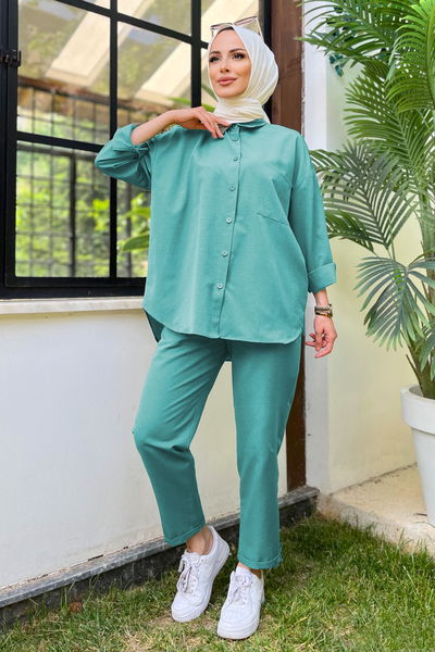 Tunık Pantolon Yeşil - 10563