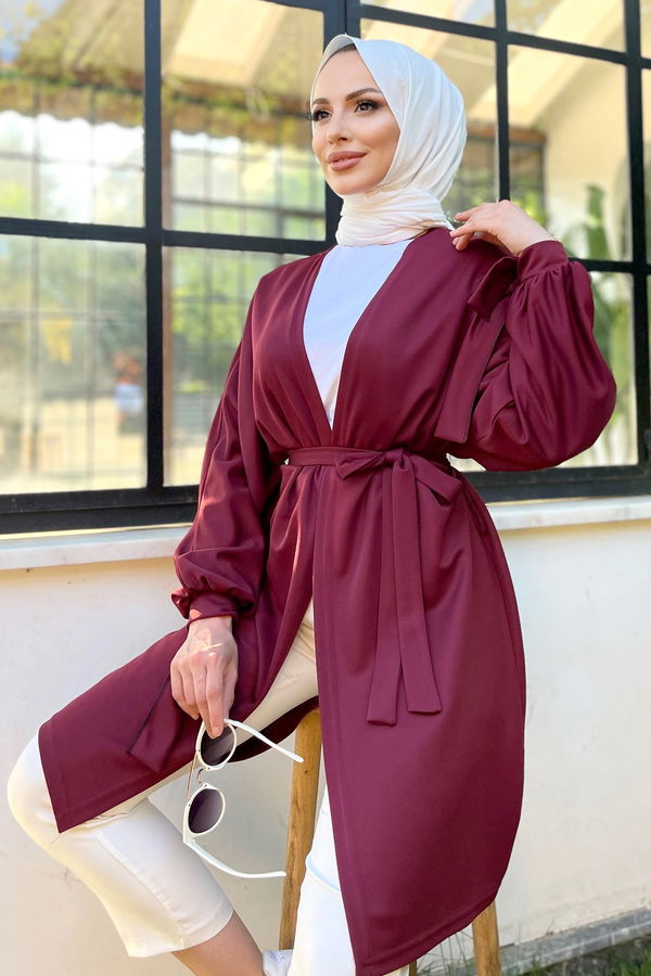 Hırka Bordo - 11624