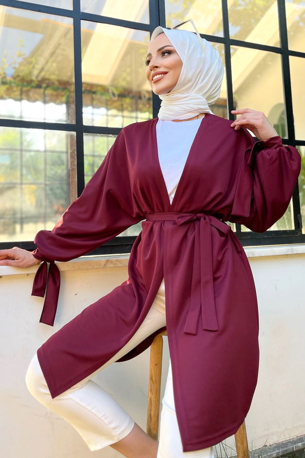 Hırka Bordo - 11624