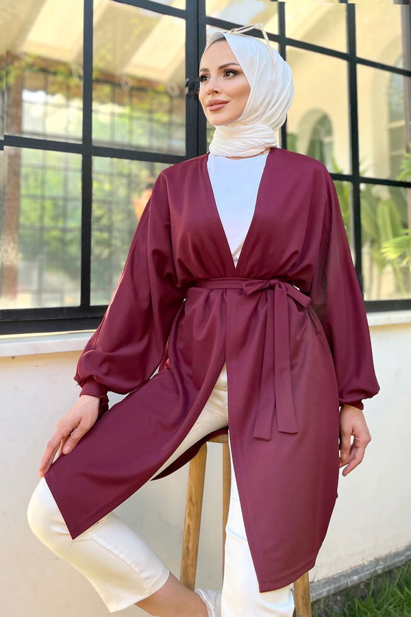 Hırka Bordo - 11624