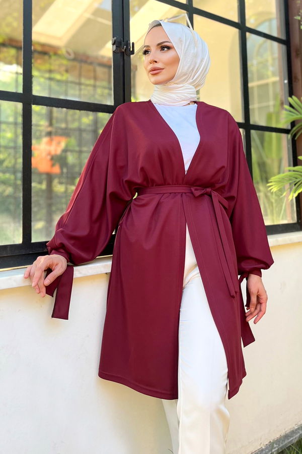 Hırka Bordo - 11624