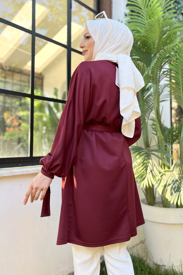 Hırka Bordo - 11624