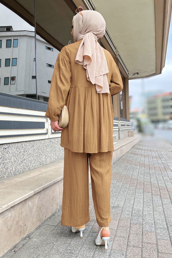 Tunik+Pantolon Taba - 11629