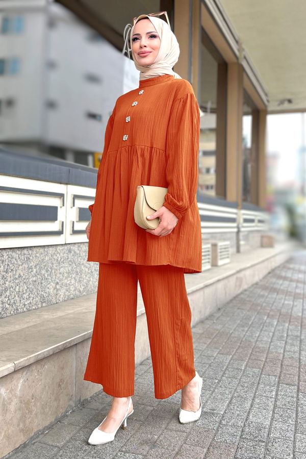 Tunik+Pantolon Turuncu - 11629