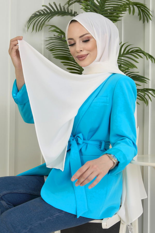 Cesika Şal Beyaz - 11653