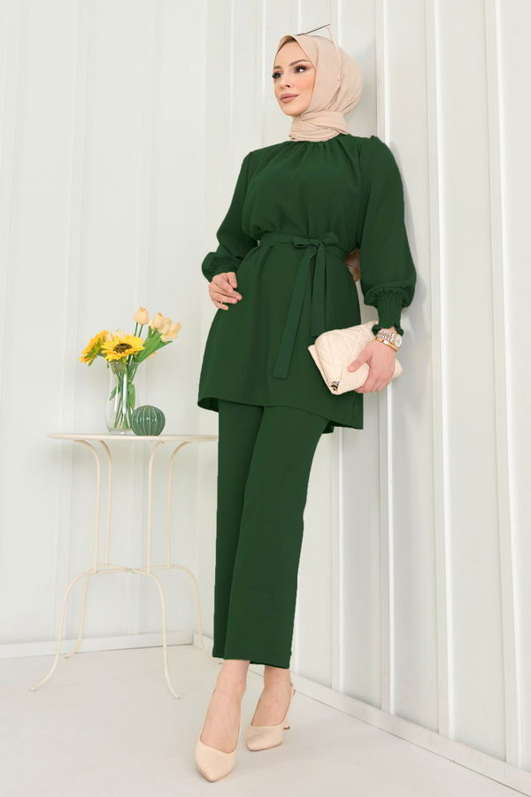 Tunik+Pantolon Yeşil - 13019