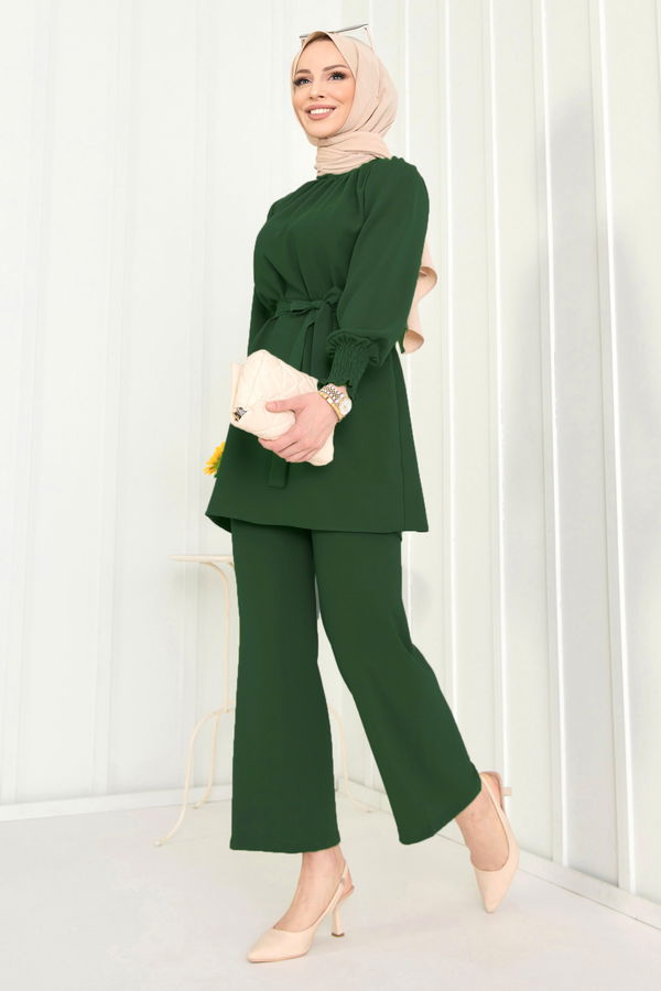 Tunik+Pantolon Yeşil - 13019