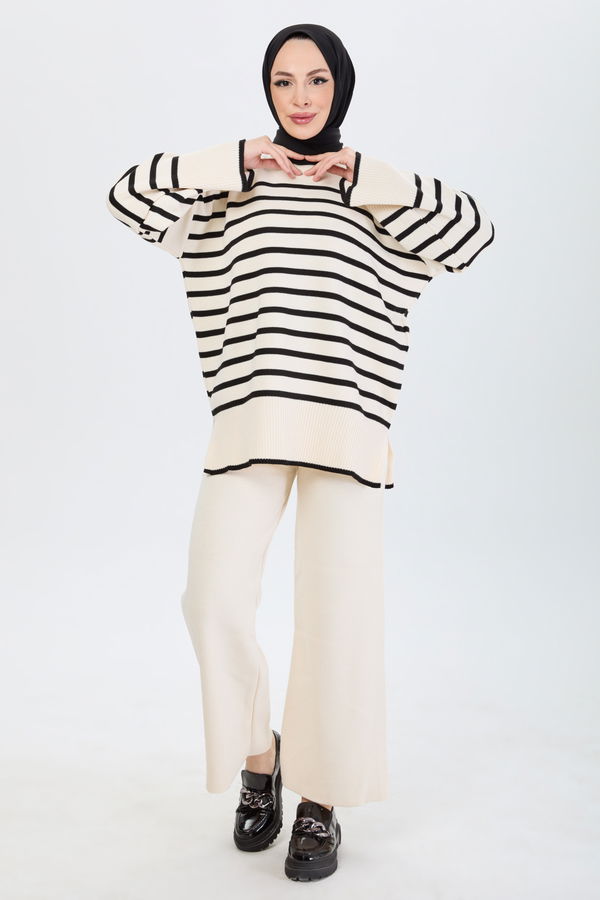 Tunik Pantolon Bej - 21125