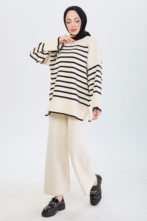 Tunik Pantolon Bej - 21125