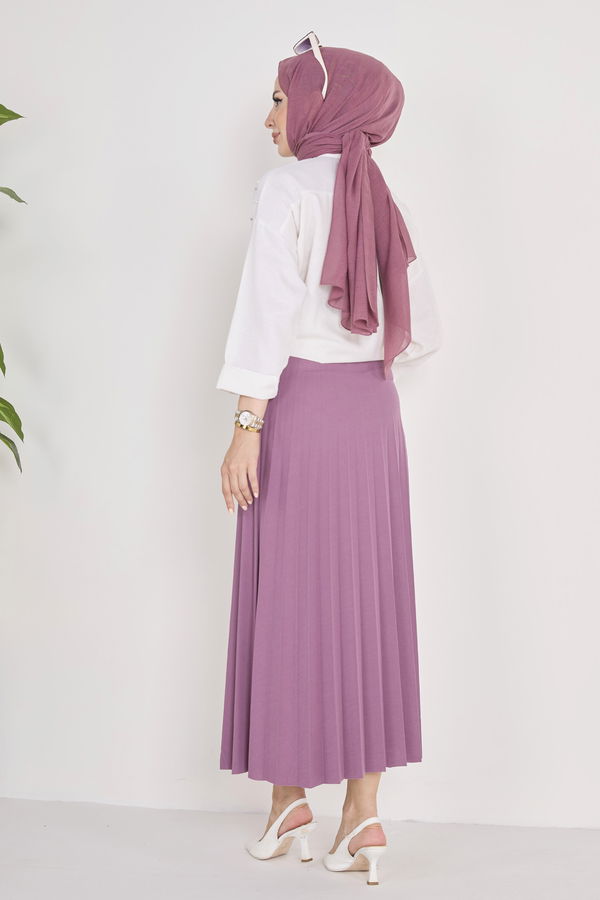 Piliseli Etek Lila - 23035